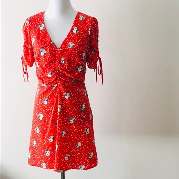 Floral Dotted Dress Mini - Picture 4 of 7